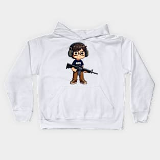 Tactical Man Kids Hoodie